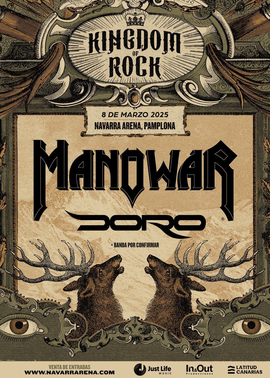 Manowar encabeza el Kingdom of Rock en Pamplona