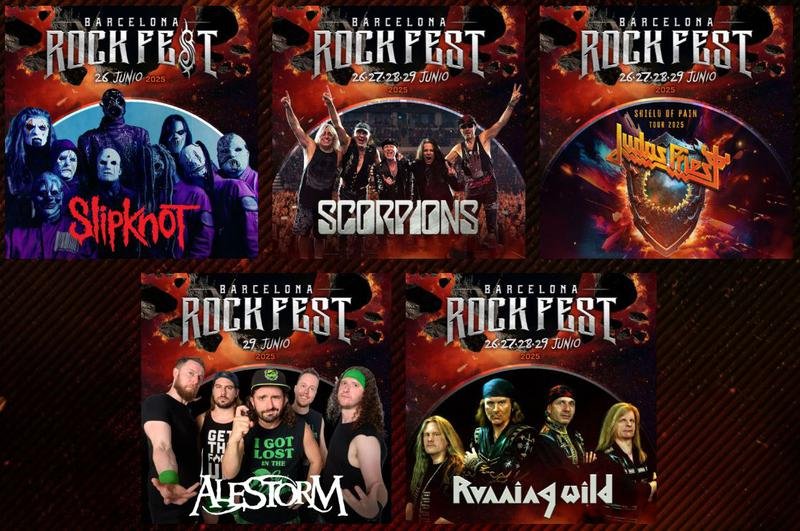 Barcelona Rock Fest confirma 18 bandas más para su edición de 2025