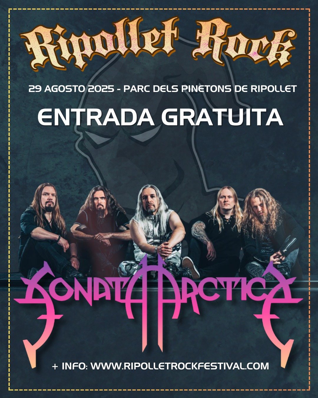 Sonata Arctica, próximo cabeza de cartel del Ripollet Rock 2025