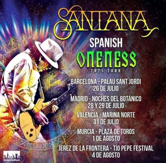 Crónica de Carlos Santana en Barcelona: el anhelado regreso de un maestro de la psicodelia
