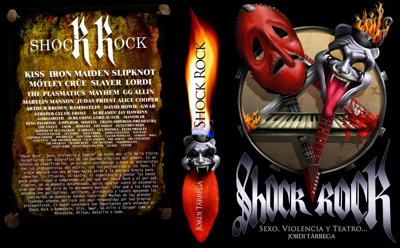 Lecturas musicales: "SHOCK ROCK: Sexo, violencia y teatro" de Jordi Tàrrega Amorós