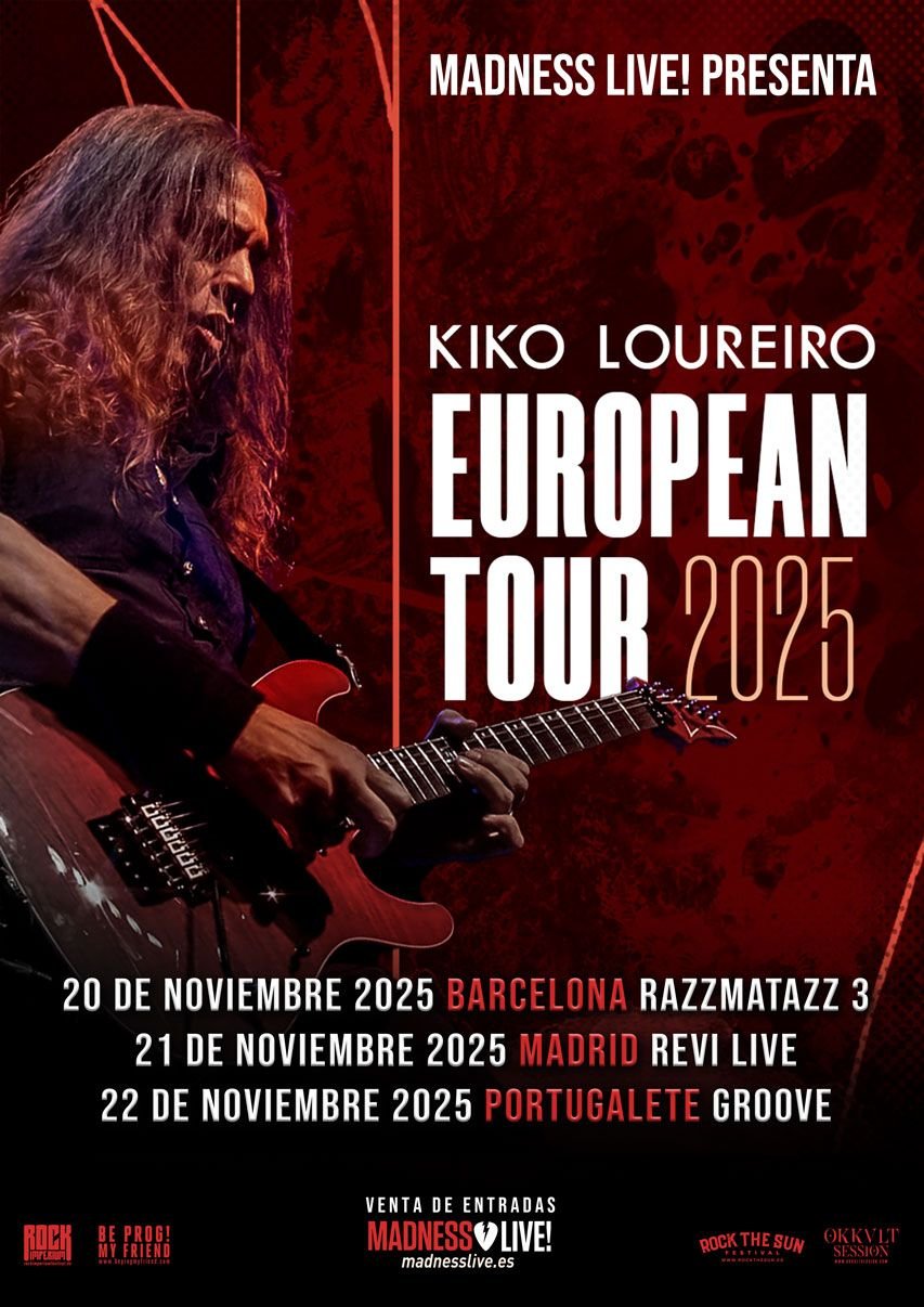 Kiko Loureiro conmemora su legado con una gira que repasa 35 años de metal
