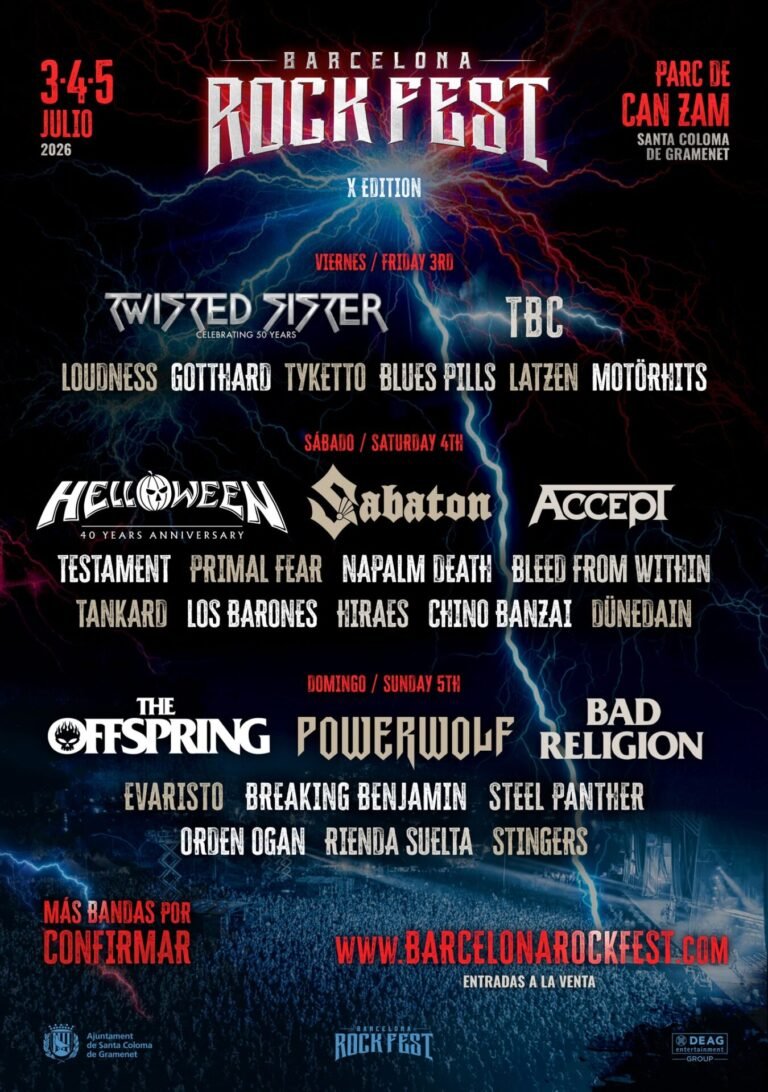 The Offspring Y Sabaton Lideran La Nueva Oleada De Bandas Del Barcelona the-offspring-y-sabaton-lideran-la-nueva-oleada-de-bandas-del-barcelona
