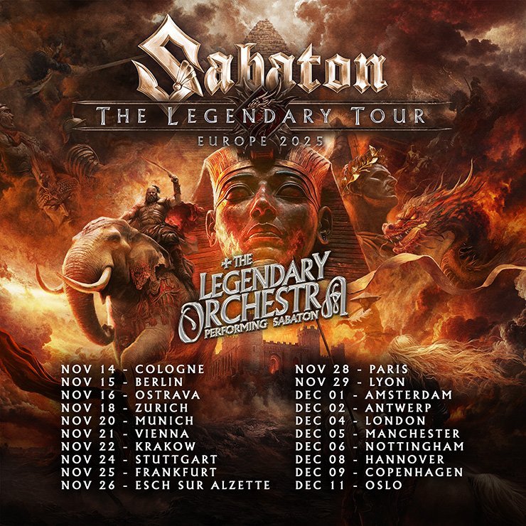 The Legendary Tour is coming to Europe in 2025!