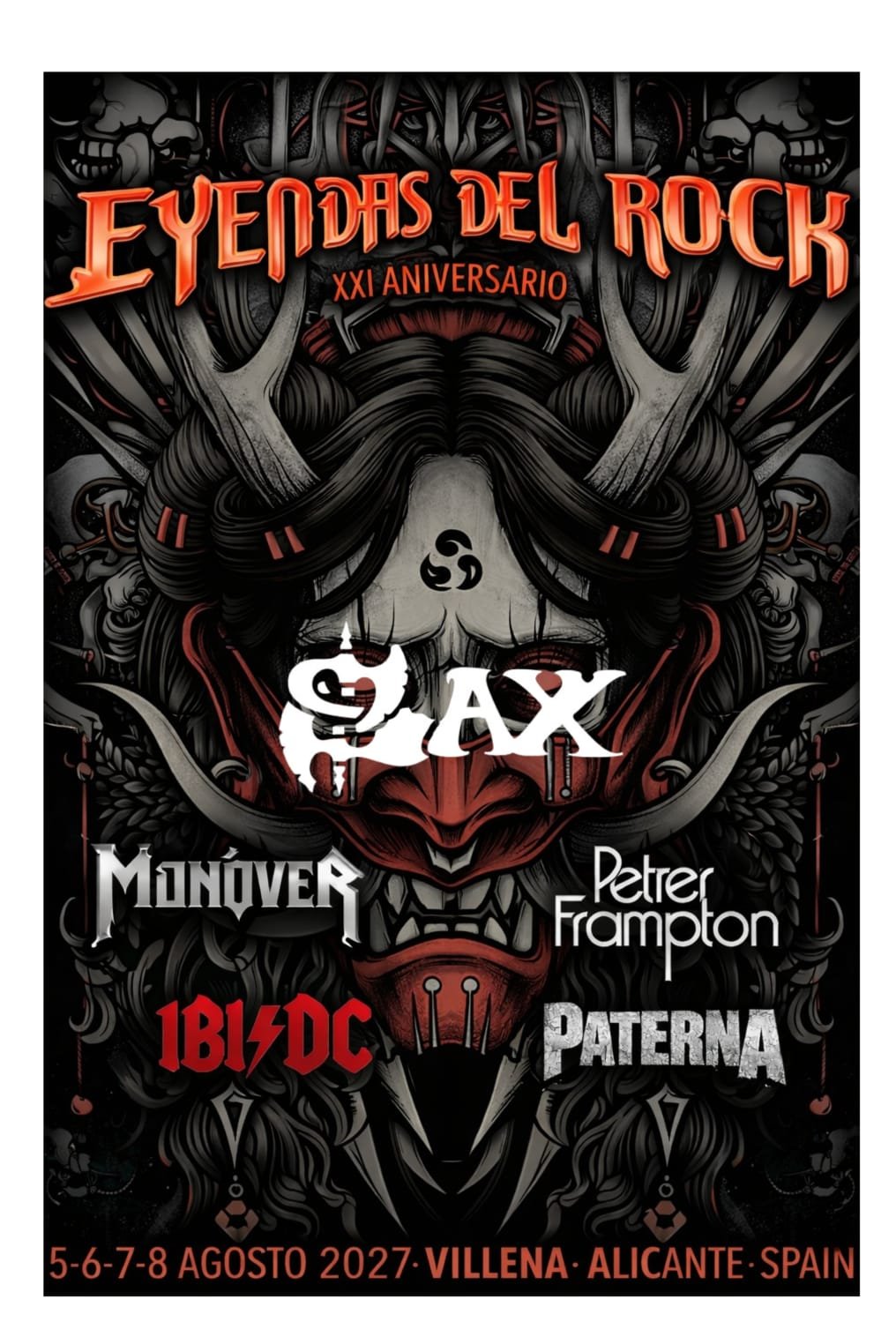 ¡Nombres de pueblos valencianos que serán cabezas del Leyendas del Rock 2027!