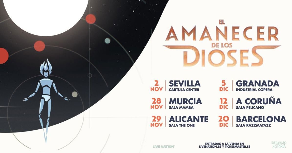 Destripando La Historia regresan a España con “El Amanecer de los Dioses”, su nuevo tour mundial