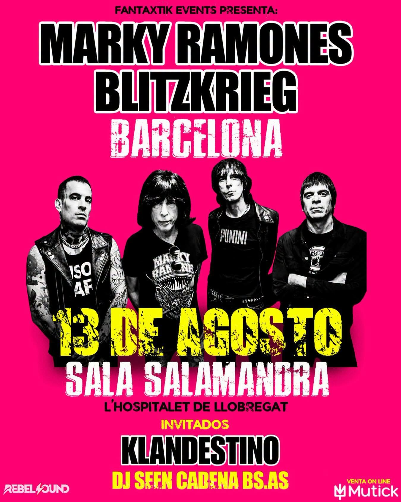 Se acerca la gira de Marky Ramone a España